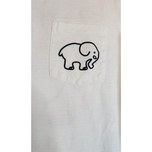 Women's Ivory Ella Fall Pumpkin Long Sleeve Cotton Tee Elephant Preppy Pumpkin - Picture 4 of 6