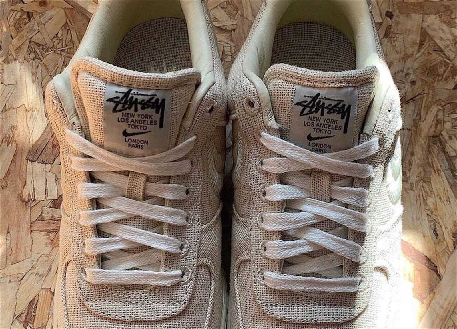 Size 10.5 - Nike Air Force 1 Low Stussy Fossil for sale online | eBay