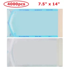 4000pc  7.5" x 14" Self Sealing Dental Sterilization Pouches Sterilizer Bag
