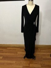 Ralph Lauren  V-Neck Black Dress Size 2