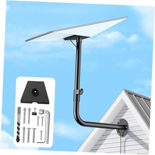 TS04 Adjustable Long Wall Mount Fit for Starlink Gen 3/V4, Heavy Duty