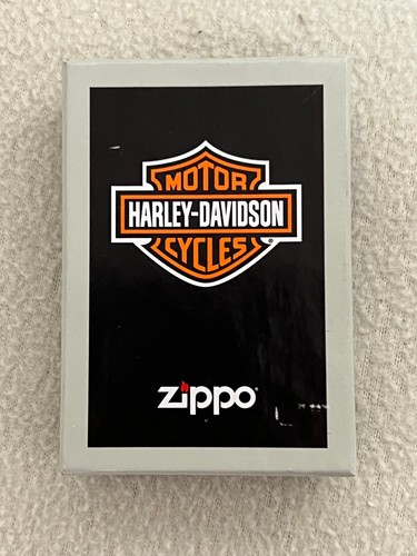Zippo Lighter 29159 - Harley Davidson Motor Cycles Genuine 1903 Emblem Chrome - Picture 3 of 6