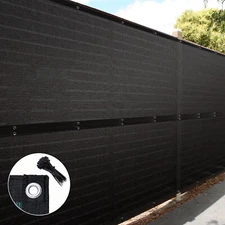 3' 4' 5' 6' 8' Heavy Duty Fence Windscreen Privacy Screen Chain Link Fence Cover