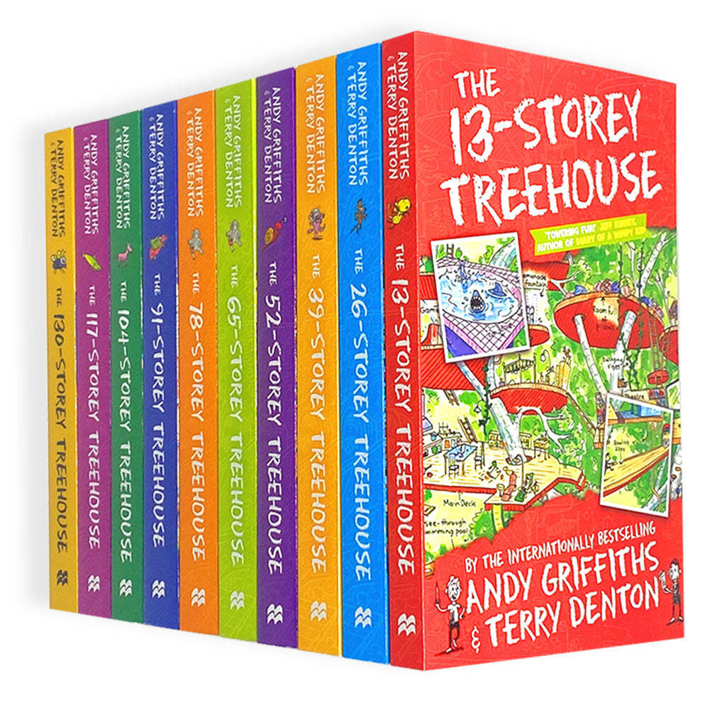 The Treehouse Collection 10 Books Box Set By Andy Griffiths | Andy