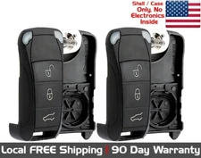 2x New Replacement Key Fob Remote SHELL / CASE For 2005-2011 Porsche Cayenne