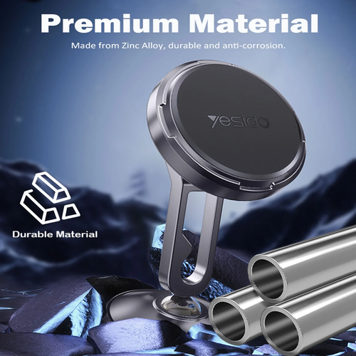 Magnetic Car Mount: 360 Degrees Rotatable Car Phone Holder - Air Vent Dashboard - 第 7/12 張圖片