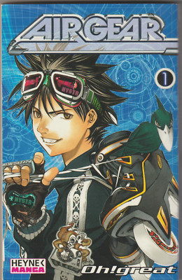   Air Gear Nr.01 Oh! Great, Heyne Manga 2003 | ROLLERSKATES | ITSUKI MINAMI