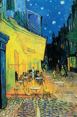 Vincent Van Gogh - Art Poster (Cafe Terrace) (Size: 24" x 36")