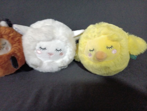 Manhattan Toy Plush Set Of 6 Round Squeez Meez Squishable Stuffed Animal - Picture 2 of 12