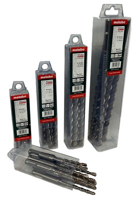 10x Metabo pro4 SDS-Plus Bohrer Betonbohrer Hammerbohrer Steinbohrer Ø 5 - 14 mm