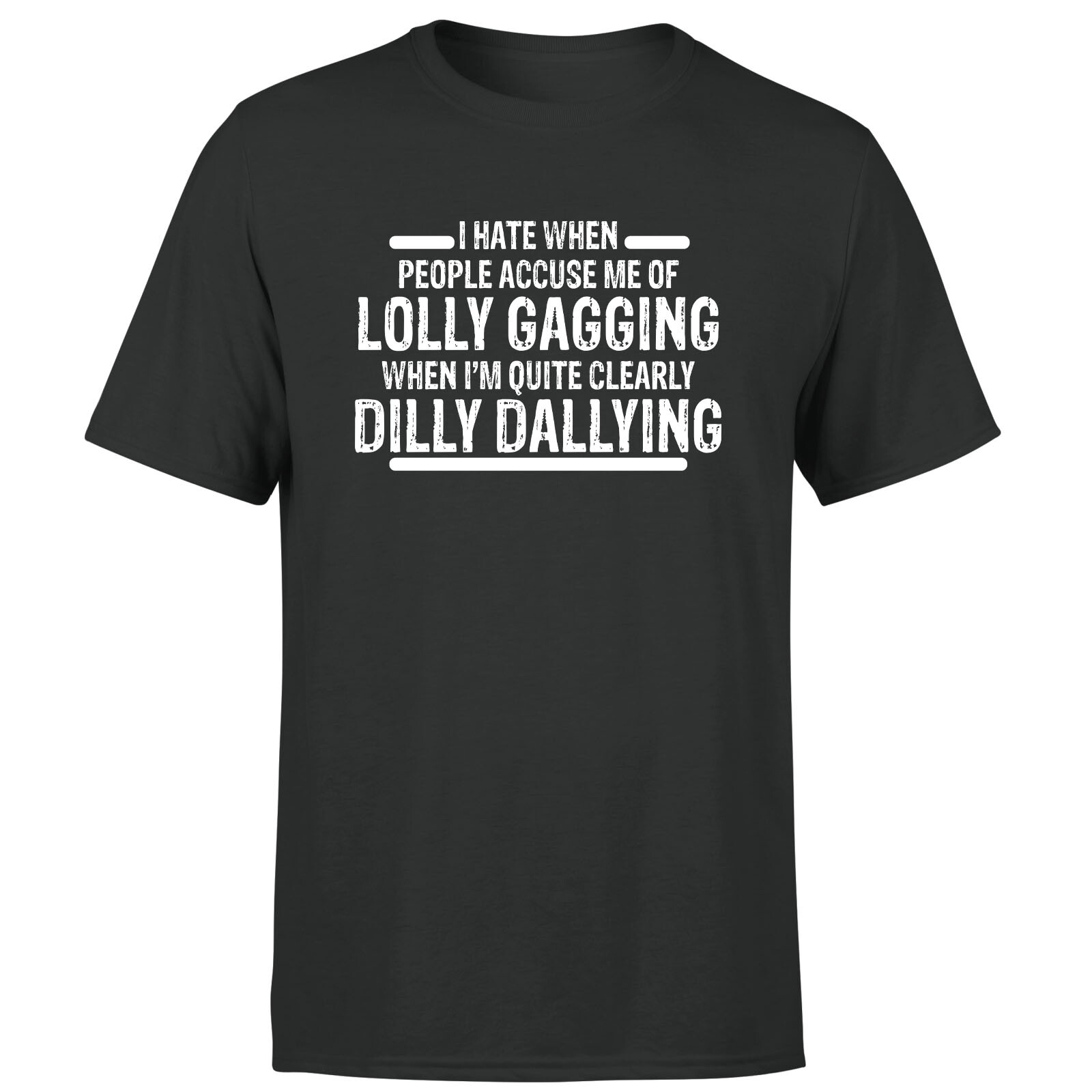 T-Shirt Uomo 'Hang On, Let Me Overthink This' - Grigio, Taglia L - Ironia E Sarcasm - 5