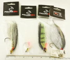 Fulling Mill Assorted Pike Bait Fish Fly Fishing Lure Lot of 4 RH5