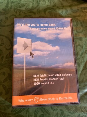 Why wait? Move to EarthLink    tested VINTAGE PC GAME/SOFTWARE Shelf62M