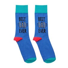 Fathers Day Mens Socks Best Dad Ever Size 7 - 11