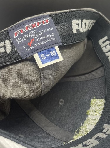 Nixon Stitched Logo The Original Flexfit Hat - Gray Green - S/M Small Medium New - Picture 6 of 6
