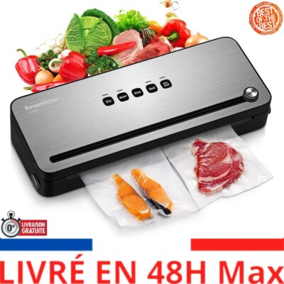 Bonsenkitchen Machine Sous Vide pour Aliments Secs et Humides