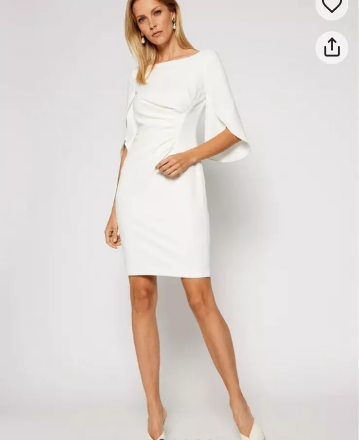 Ruched clearance sheath dress