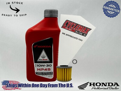 Cyclemax Full Synthetic HP4s Oil Change Kit fits 2019-2025 Honda Super Cub C125