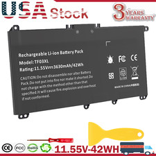 TF03XL Battery For Pavilion 15-CD 920046-541 920070-855 HSTNN-LB7X HSTNN-LB7L US