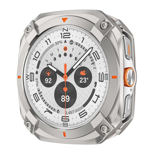 For Samsung Galaxy Watch 7 Ultra 47mm Hard PC+Metal Shockproof Bumper Case Cover - Picture 31 of 37