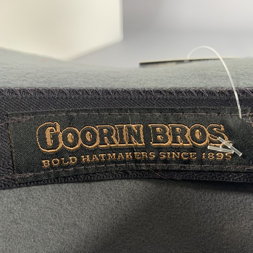 GOORIN BROTHERS Size S Grey Green Wool Felt Fedora Hat - Picture 7 of 8