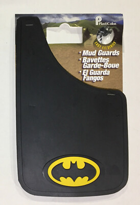 PlastiColor 0302 Batman Mud Guards Mud Flaps 2 pieces - Universal Fit