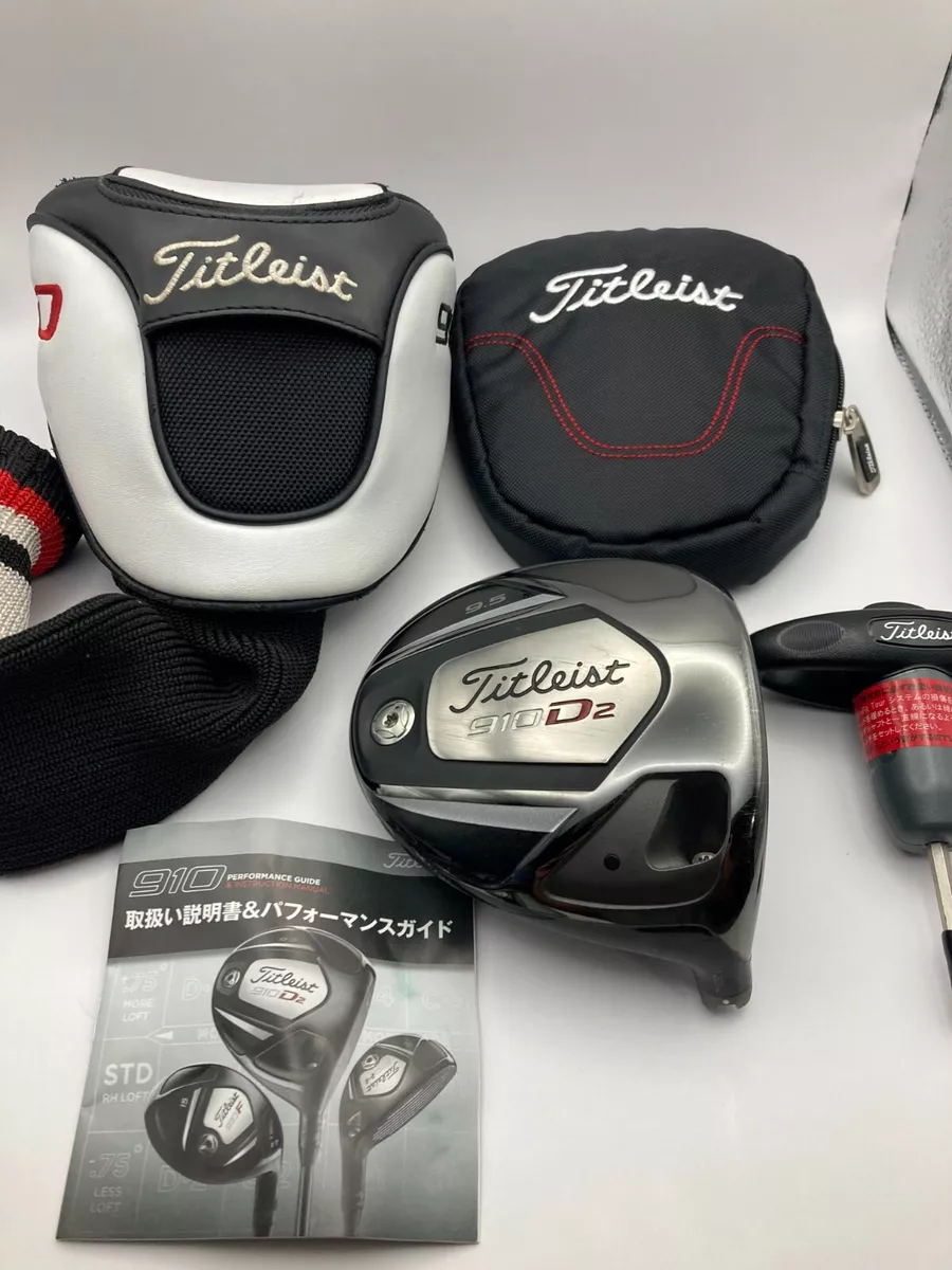 Titleist 910 D2 9.5 driver head with head cover right handed from Japan 184