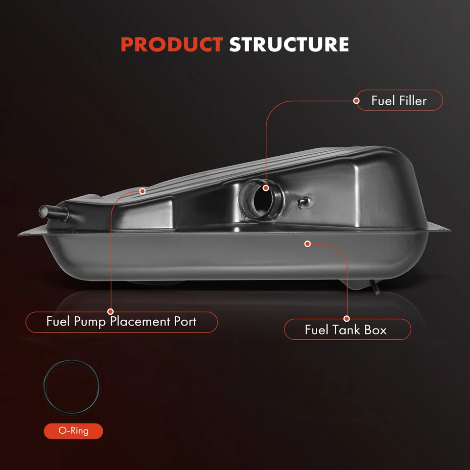 New 10 Gallons Fuel Tank for Volkswagen VW Super Beetle 1975 1976 1977 1978 1979 - Image 2 of 4