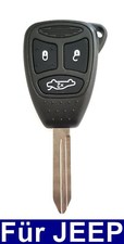 3Tasten Schlüssel Gehäuse für Jeep Patriot Compass Grand Cherokee Commander