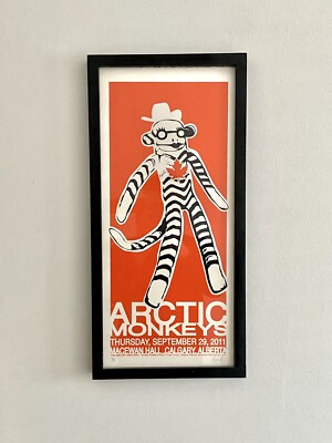 ARCTIC MONKEYS - 2011 CANADIAN TOUR - RARE poster / wall art
