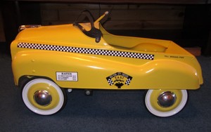 taxi pedal car