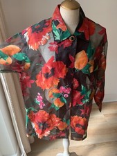 blue vintage floral blouse