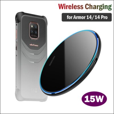 15W Fast Wireless Charging For Ulefone Power Armor 14 Pro Phone Wireless Charger