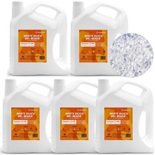 37.5 LBS Pure White Silica Gel Desiccant Beads, Rechargeable Safe Silica Beads
