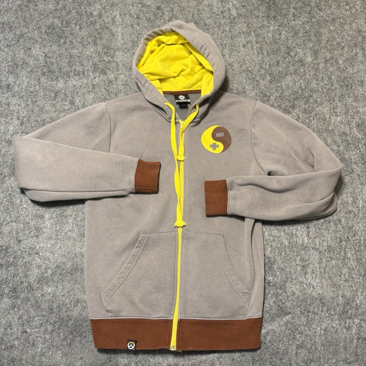 J!NX Overwatch Zenyatta Ultimate Zip-Up Hoodie Size S Blizzard