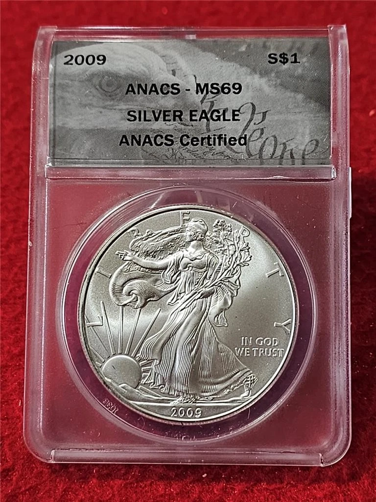 American Eagle MS 69 Graded 2009 Silver Bullion Coins for sale | eBay