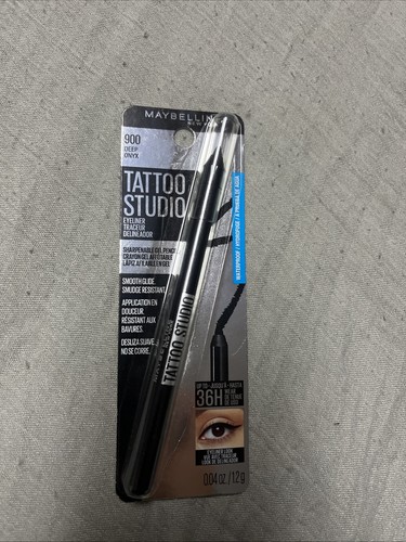 Maybelline Tattoo Studio Eye Liner, Deep Onyx - 0.04oz