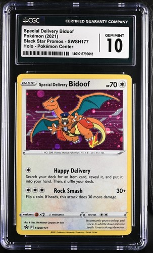 Special Delivery Bidoof graded CGC 10 for sale on eBay