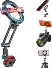 CAMERA mount Magnetic Phone Tripod Mount W Cold Shoe Adjustable Aluminum Alloy