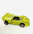 Hot Wheels Redline 1969 McLaren M6A US Lime with Yellow Decals Grand Prix Car