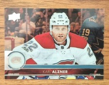 2017 18 Upper Deck Karl Alzner Clear Cut #350 Montreal Canadiens!