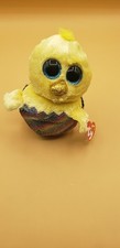 NWT - TY Beanie Boos MEGG Easter Chick in Egg Plush, 2019 Retired Medium 9"