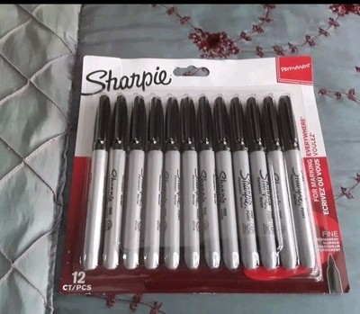 Schwarze Sharpie Stifte Permanentmarker Stift feine Spitze Marker