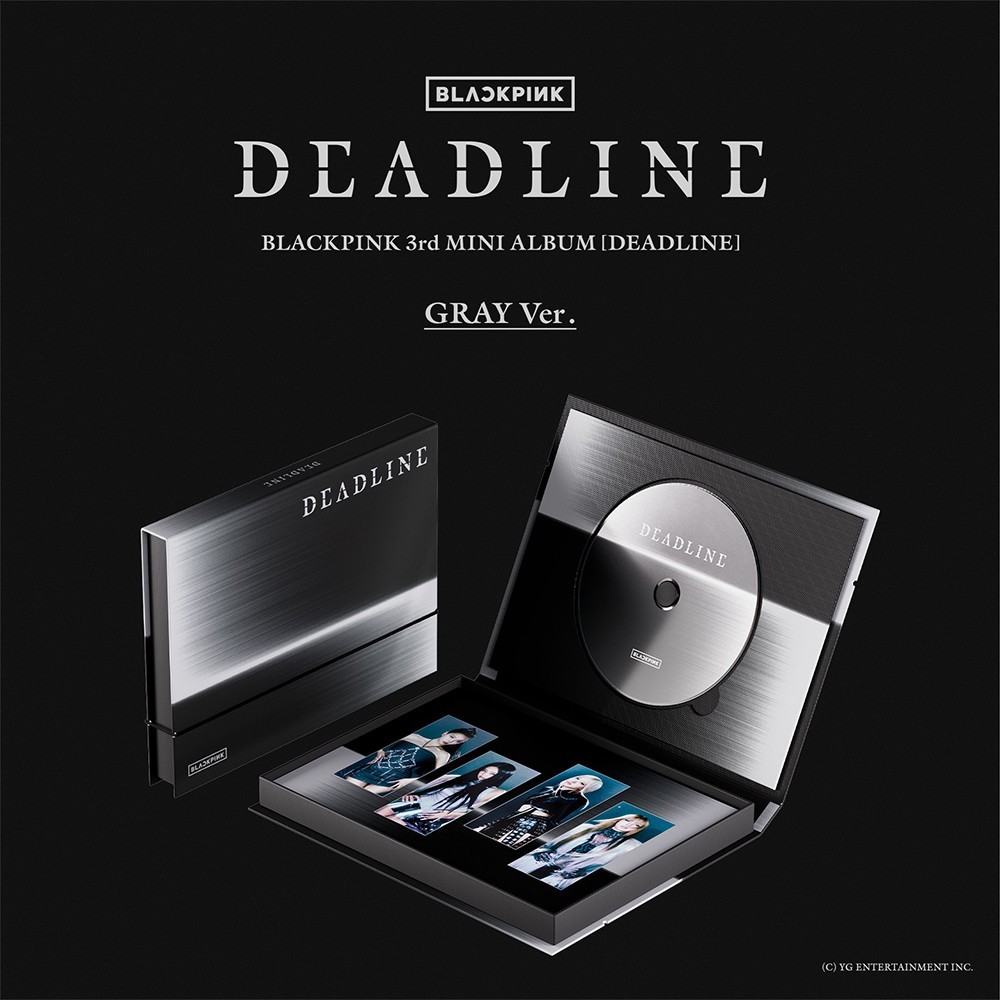 BLACKPINK [DEADLINE] 3rd Mini Album GRAY Ver./CD-R+32 Printed