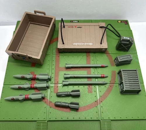 GI Joe Ammo Dump Playset 1985 ARAH Hasbro Free Shipping