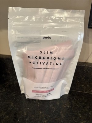 Plexus Slim Microbiome Activating Raspberry Lemon Watermelon 30 Packets