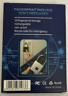 Fingerprint padlock