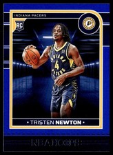 2024-25 Hoops Blue Tristen Newton Rookie Indiana Pacers #279