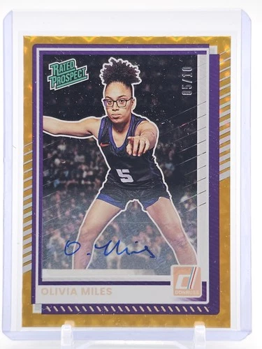 Olivia Miles 2025 Donruss Olivia Miles #5 Gold