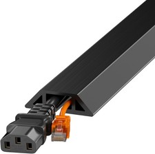 Yecaye 4ft Floor Cord Cover, Cord Covers for Wires on Floor, Floor Cable Mangame